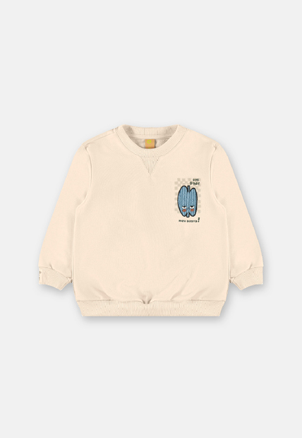 Conjunto Blusão Calça Humor Três e Já