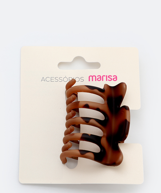 Image_Presilhas De Cabelo Estampada Marisa Marrom