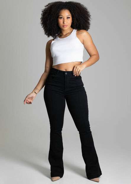 Calça Sarja Sawary Flare - 277632