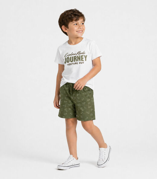 Image_Conjunto Infantil Menino Curto Meia Malha Select Branco