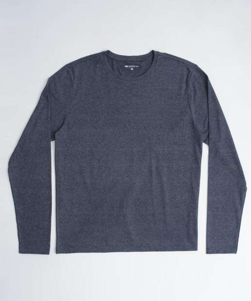 Camiseta Masculina Básica Manga Longa MR 