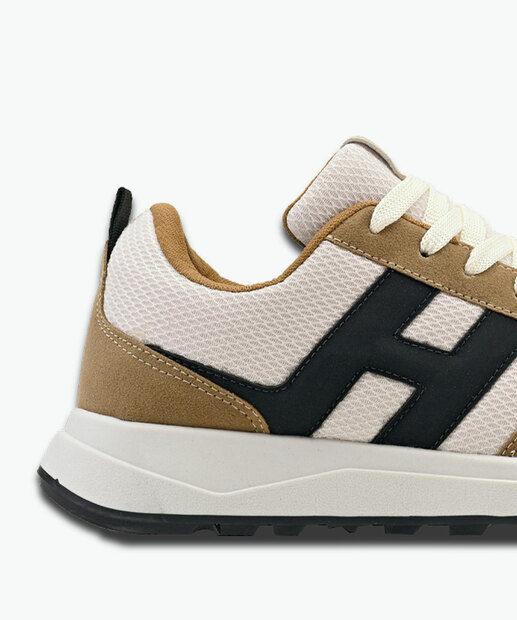 Tênis Casual Masculino Recorte Host Off White