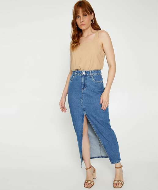 Blusa Regata Feminina Alças Largas Marisa
