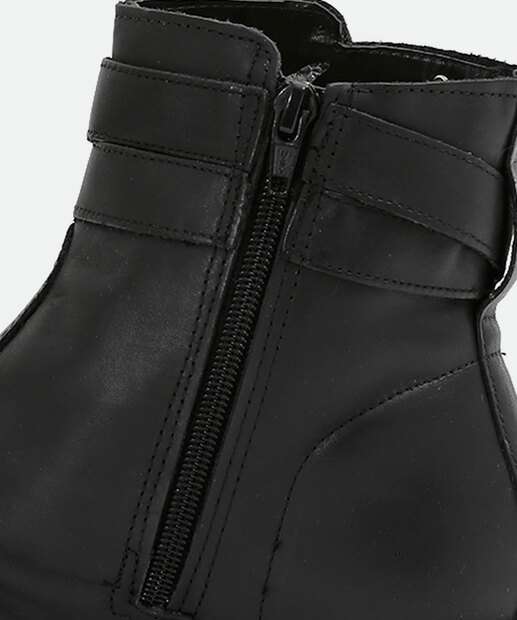 Bota Feminina Cano Curto Salto Grosso Via Uno