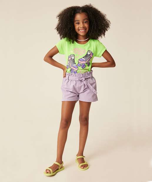 Image_ Short Infantil Sarja Clochard Marisa Tam 4 a 10
