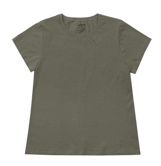 Blusa Feminina Cotton Leve Básica Rovitex Verde
