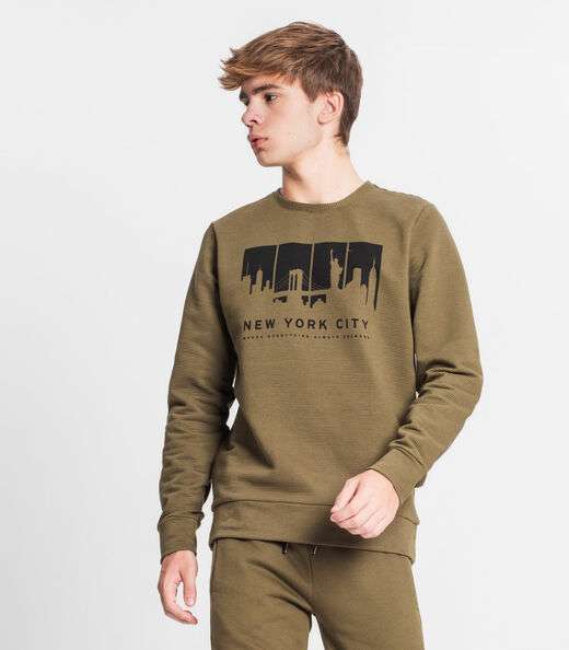 Blusão Juvenil Masculino Em Moletinho Minty Verde