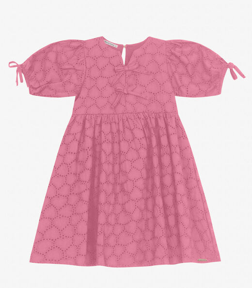 Image_Vestido em Laise Corações e Viscose Khy Trick Nick Rosa