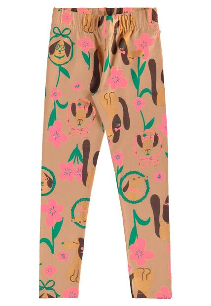 Conjunto Flores e Focinhos Legging Bee Loop