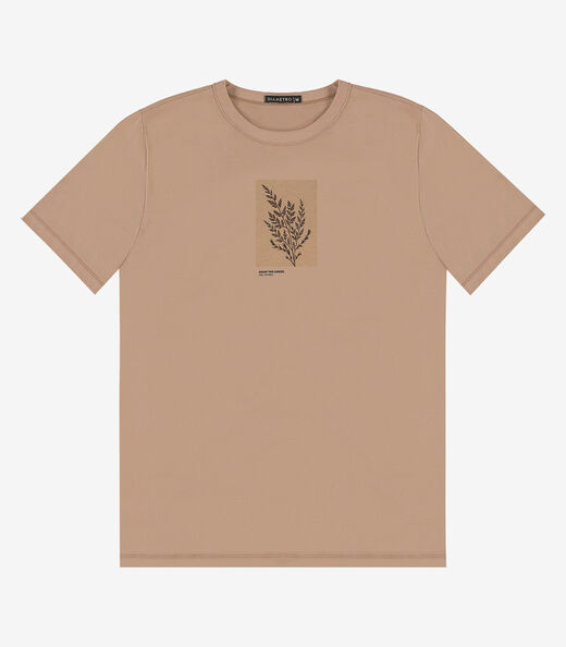 Image_Camiseta Masculina em Meia Malha Diametro Marrom