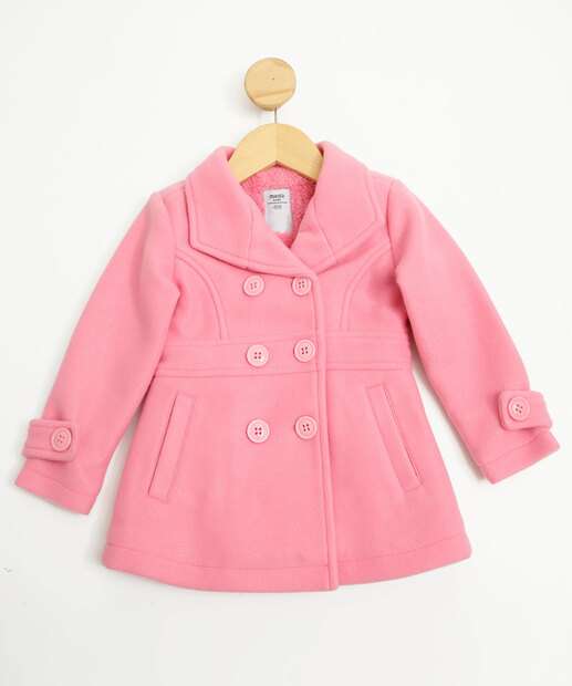 Image_Casaco Infantil Alongado Botões Marisa Tam 1 a 4