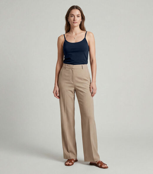 Image_Blusa Feminina Com Decote Em V Infinita Cor Azul