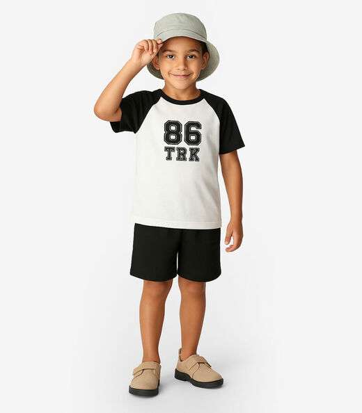 Image_Conjunto Infantil Camiseta com Bermuda Trick Nick Preto