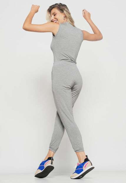 Regata  Gola Alta Malha Mescla