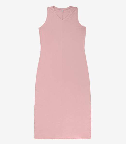 Image_Vestido Longo Plus Size Infinita Cor Rosa