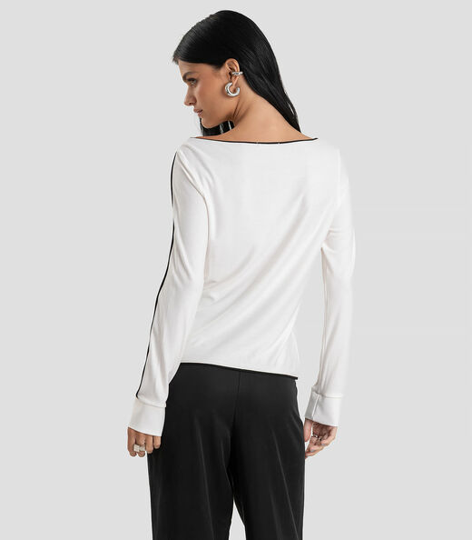 Blusa Feminina em Viscose Creponada Dianna Bege