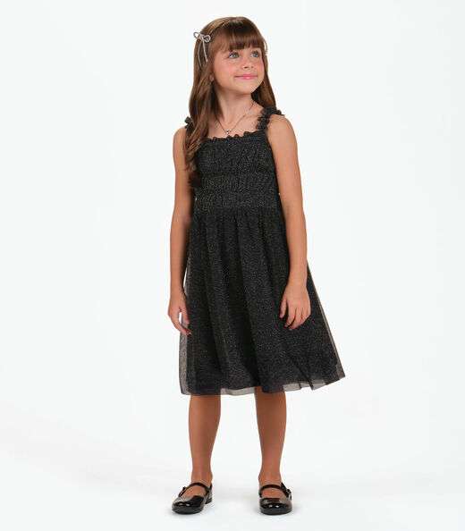 Image_Vestido Menina Cotton Leve Trick Nick Preto