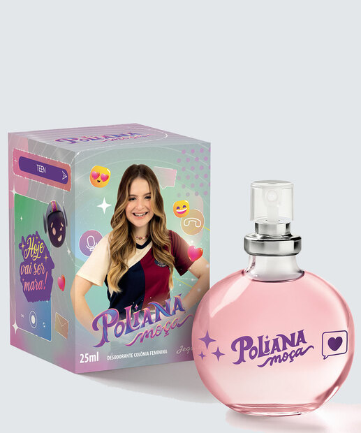 Colônia Desodorante Feminina Poliana Moça Jequiti 25ml