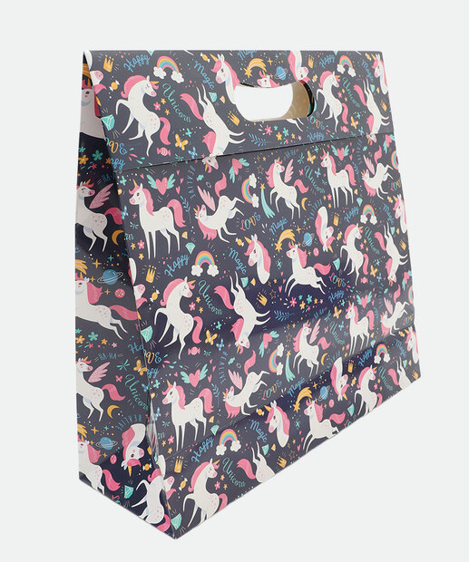 Image_Embalagem Presente Sacola Unicórnio Marisa Azul