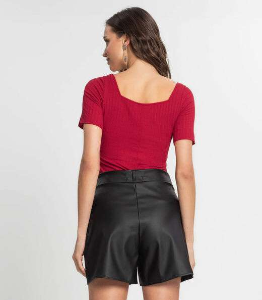 Blusa Feminina Com Amarração Endless Vermelho