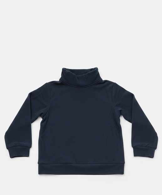 Conjunto Infantil Fleece Tigre MR Tam 1 a 3 Azul