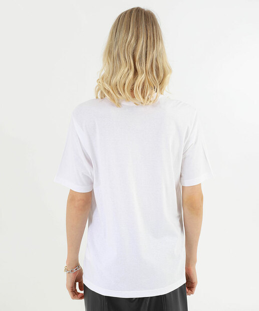Camiseta Feminina Oversized Hello Kitty Off White
