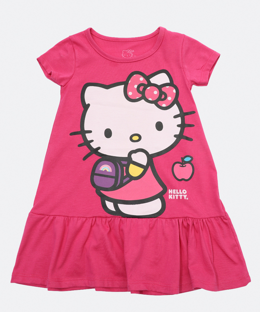 Image_Vestido Infantil Hello Kitty Tam 1 a 3 Rosa