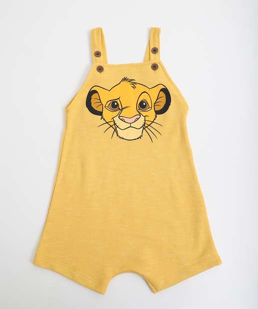 Conjunto Infantil  Estampa Simba Disney Tam 1 a 4 