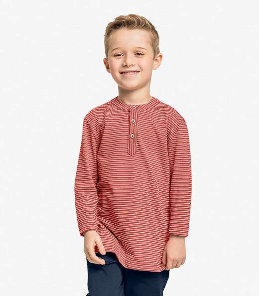 Image_Camiseta Infantil Masculino Manga Longa Trick Nick Laranja