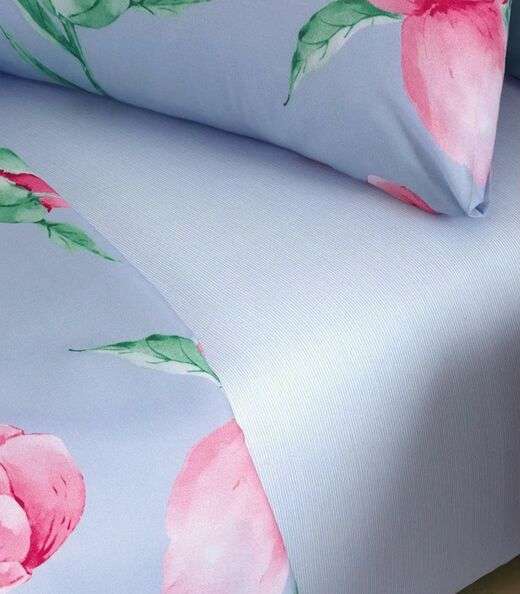 Jogo De Cama King 4 Peças Lar E Lazer Azul