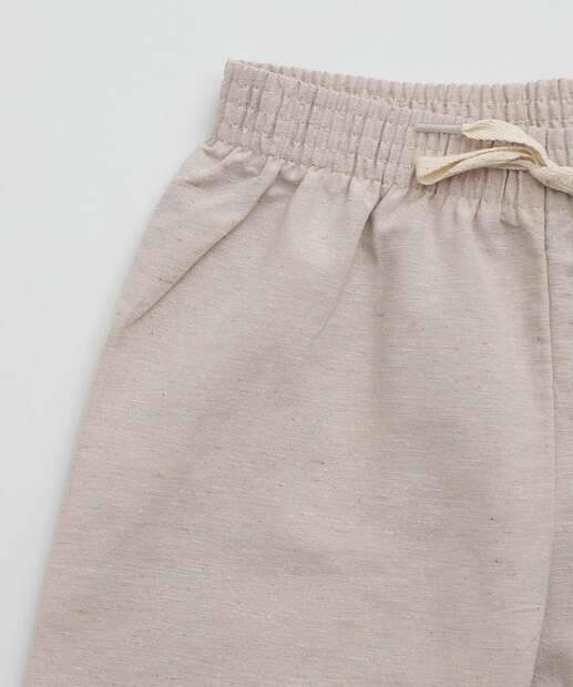 Conjunto Infantil Botões Manga Curta MR Tam 4 a 10 Preto