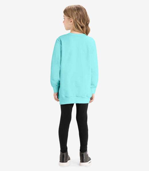 Conjunto Infantil Blusão Com Legging Rovi Kids Azul