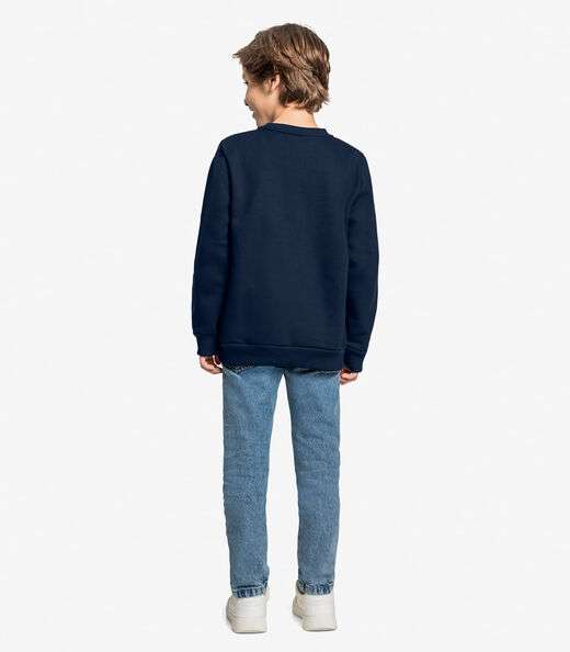Conjunto Blusão Com Calça Jeans Trick Nick Azul