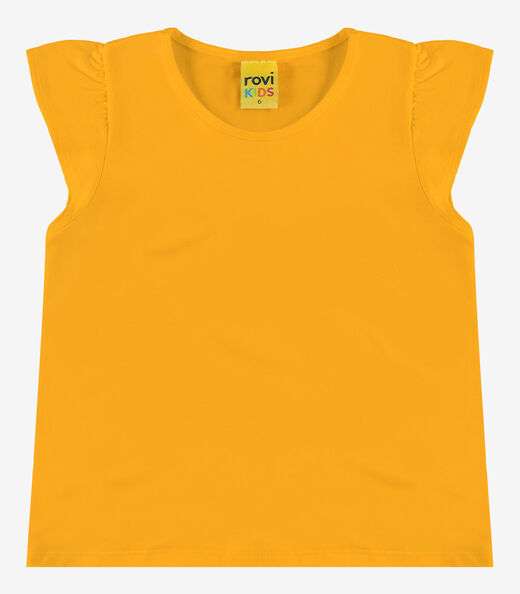 Blusa Infantil Viscotorcion Rovi Kids Amarelo