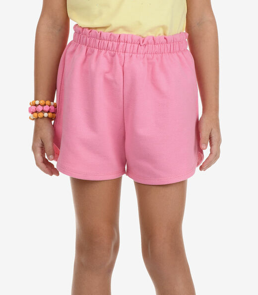Conjunto Blusa com Shorts Menina Rovi Kids Amarelo