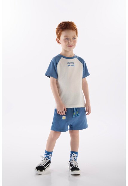 Image_Conjunto Menino Camiseta e Short Três e Já