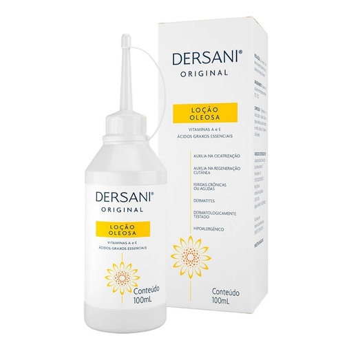 Image_Loção Oleosa Dersani Original Cicatrizante e Bactericida com 100ml