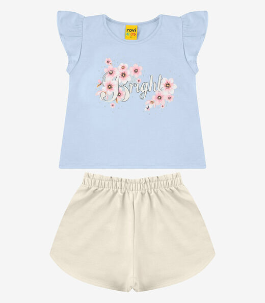 Image_Conjunto Blusa com Shorts Feminino Rovi Kids Azul