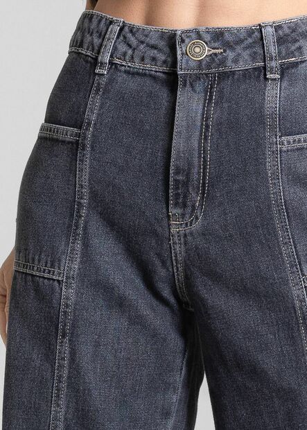 Calça Jeans Sawary Super Wide Leg - 282349