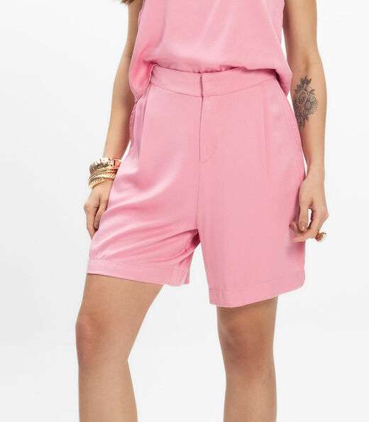 Bermuda Viscose Double Feminina Endless Rosa
