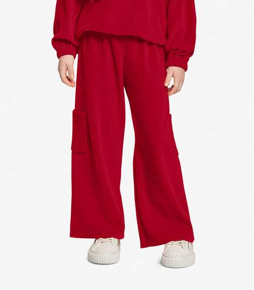 Conjunto Blusão Com Calça Wide Leg Trick Nick Vermelho