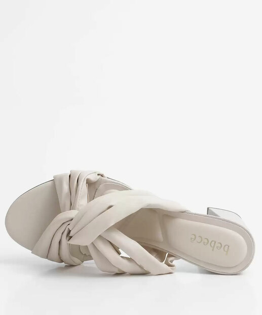 Tamanco Feminino Salto Grosso Tiras Bebecê