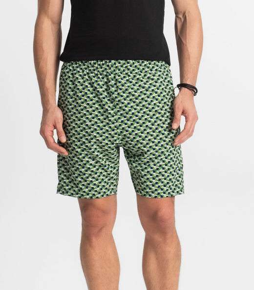 Bermuda Masculina Microfibra Diametro Verde