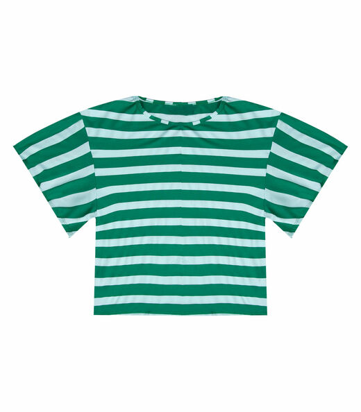 Blusa Feminina Listrada Infinita Cor Verde