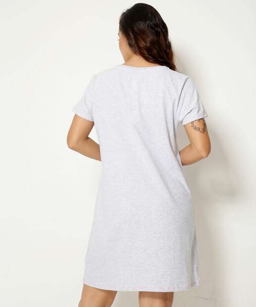 Camisola Estampa Gato Manga Curta Marisa