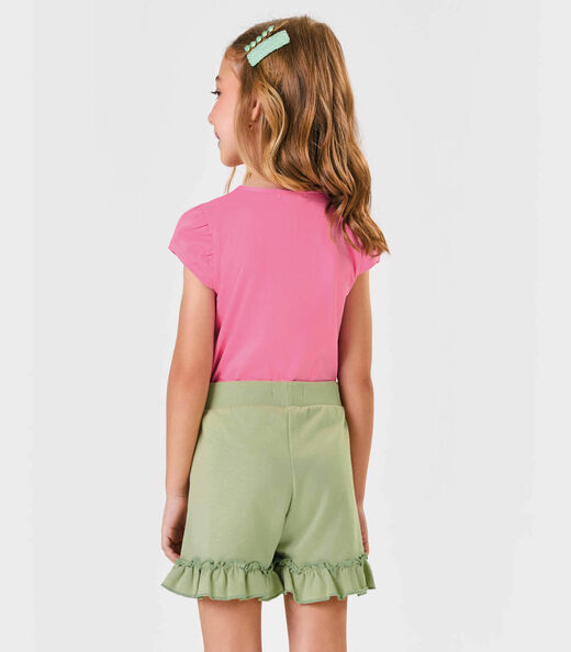 Blusa Feminina Infantil Trick Nick Rosa