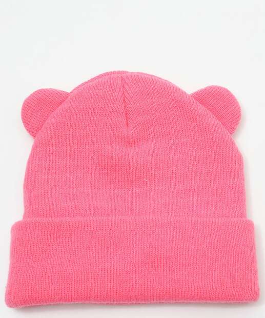 Touca Infantil Detalhe Orelhinha Marisa Tam 4 a 8 Rosa