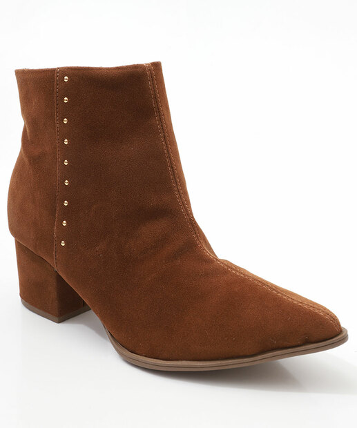 Image_Bota Feminina Cano Curto Salto Grosso Via Uno Marrom