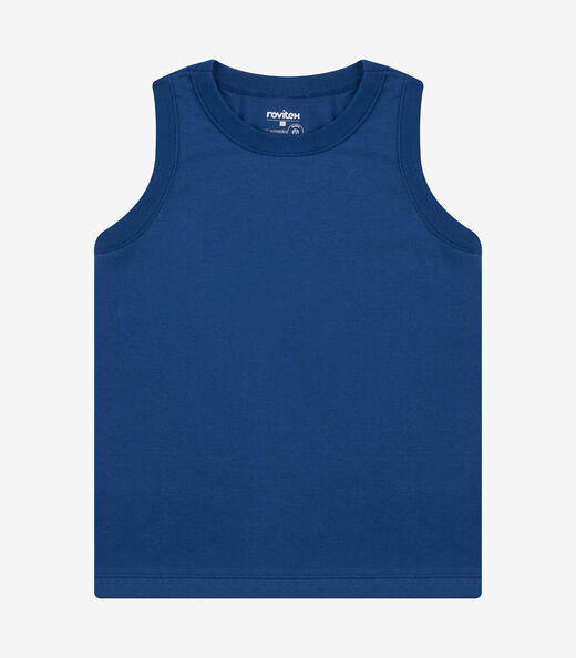 Regata Básica Infantil Masculina Rovi Kids Azul