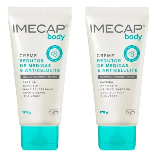 Image_Kit com 2 Unidades de Hidratante Corporal Imecap Body Redutor de Medidas 170g